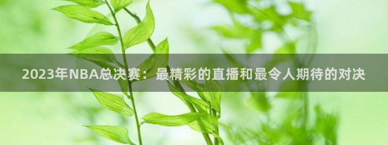 2023年NBA总决赛：最精彩的直播和最令人期待的对决